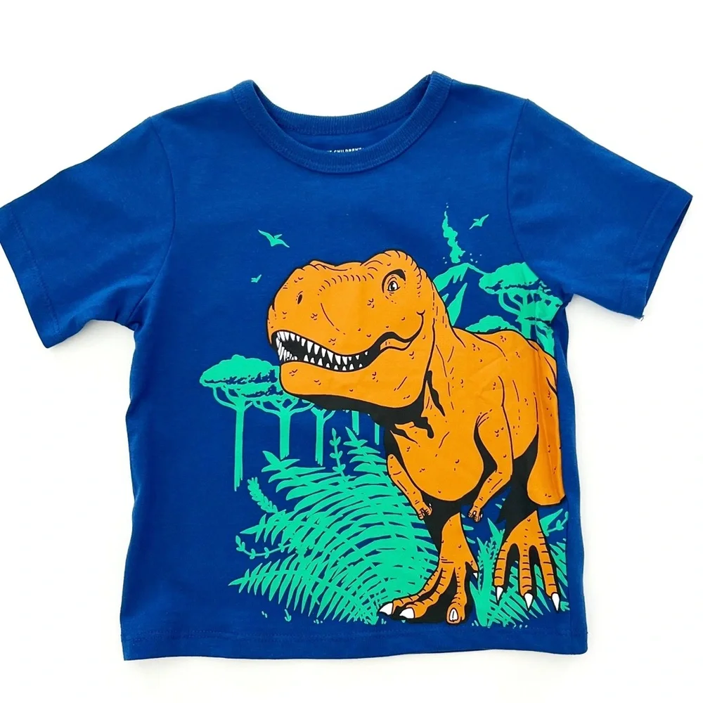 Children’s Place Boys 2T Graphic Dinosaur Short Sleeve T-Shirt